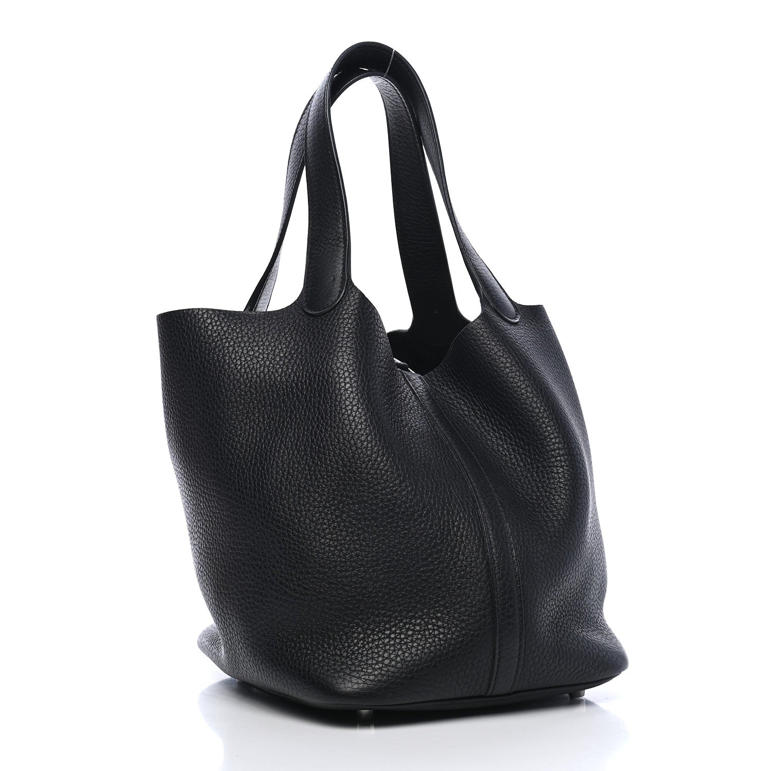 Hermes Taurillon Clemence Picotin Lock 22 MM Black 3 of 9