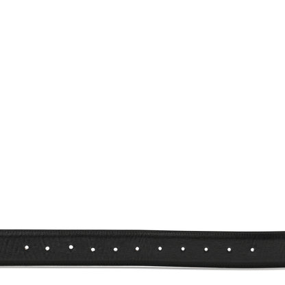 Gucci Azalea Calfskin Enamel Monochrome Double G 40mm Belt 110 44 Black 3 of 8