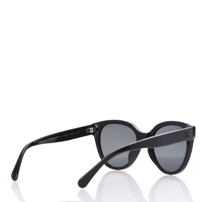 Chanel Acetate CC Butterfly Sunglasses 5414-A Black 4 of 9