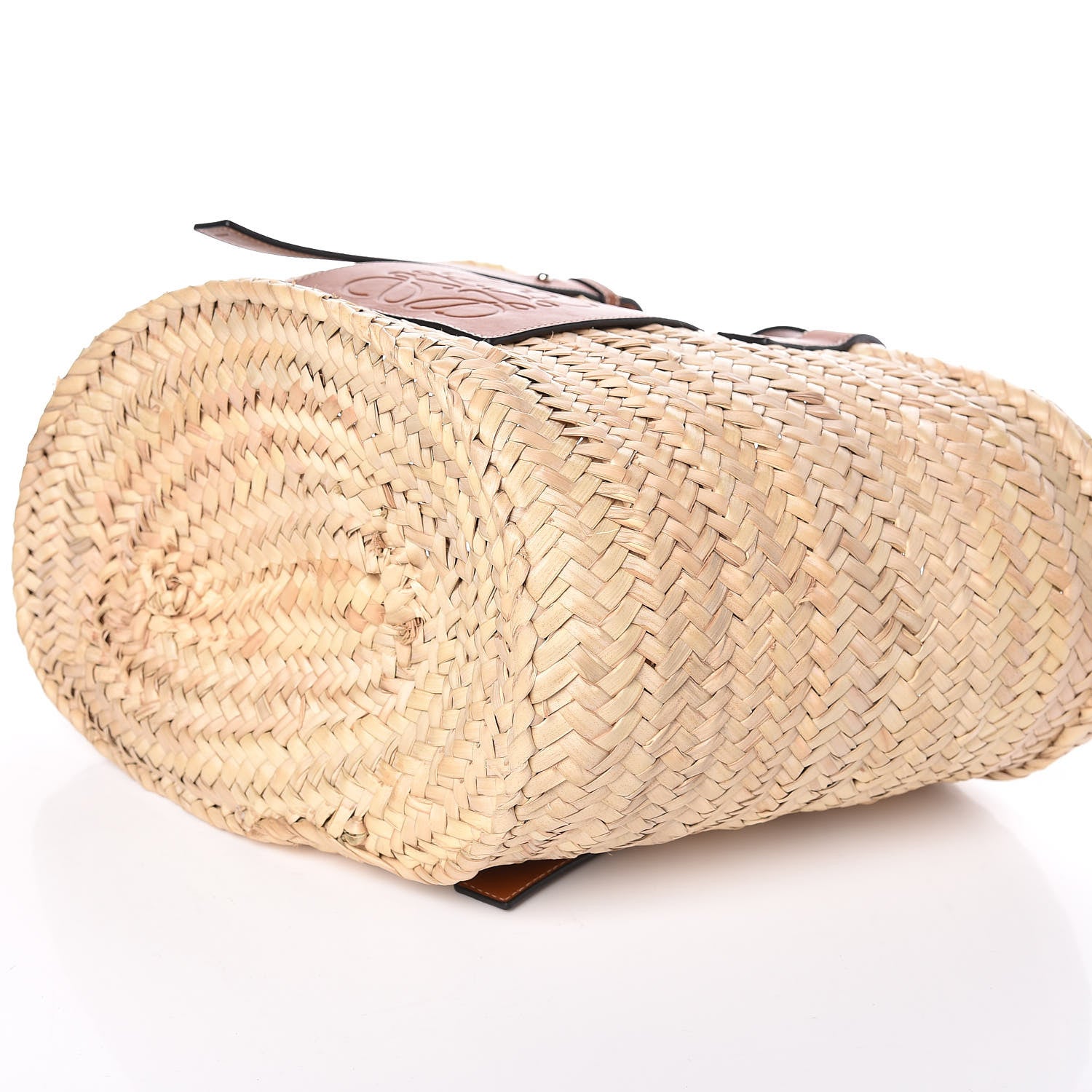 Loewe Raffia Large Basket Tote Bag Natural Tan 9 of 9