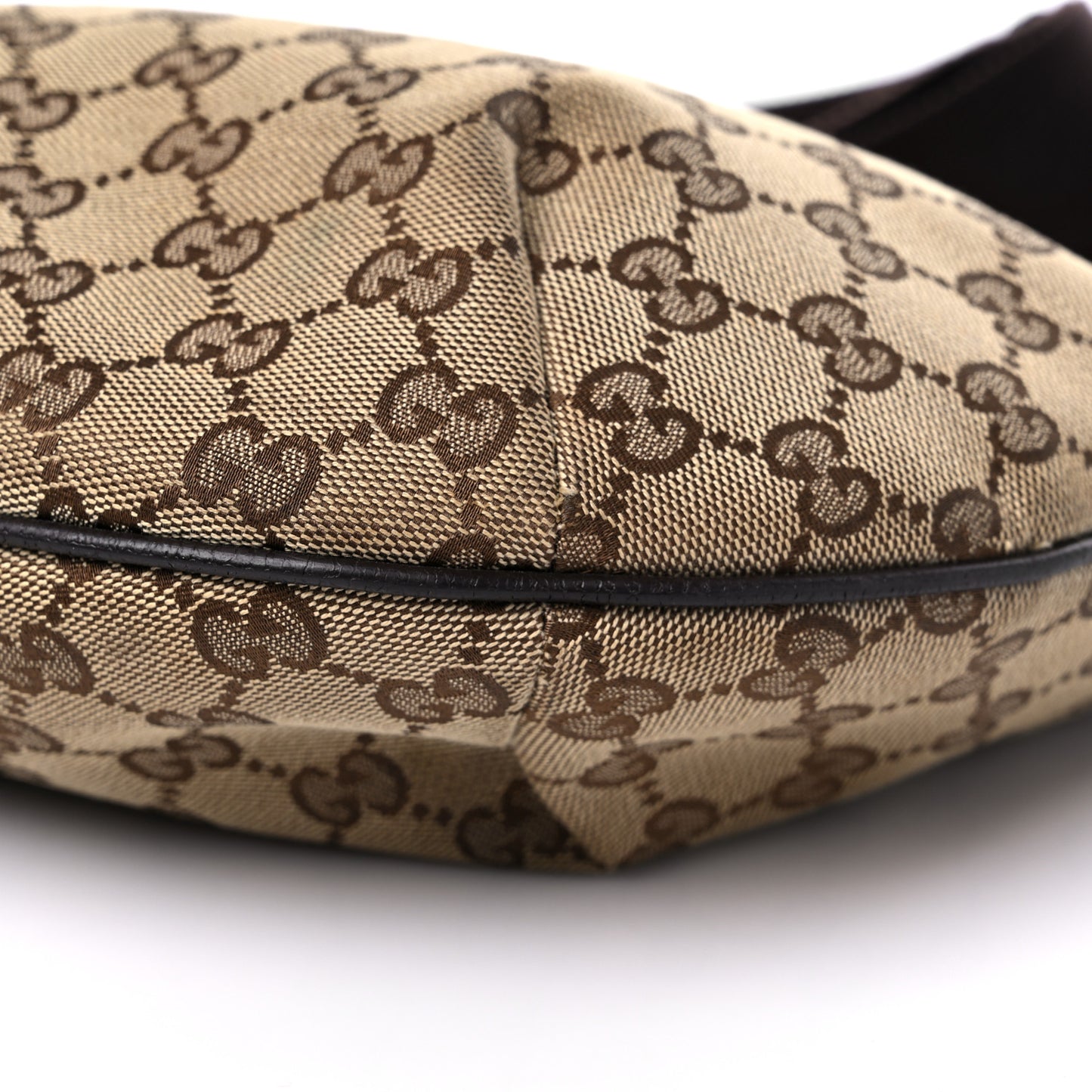 Monogram Medium Half Moon Hobo Dark Brown