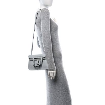 Hermes Taurillon Clemence Halzan 25 Halzan Bleu Pale 2 of 11