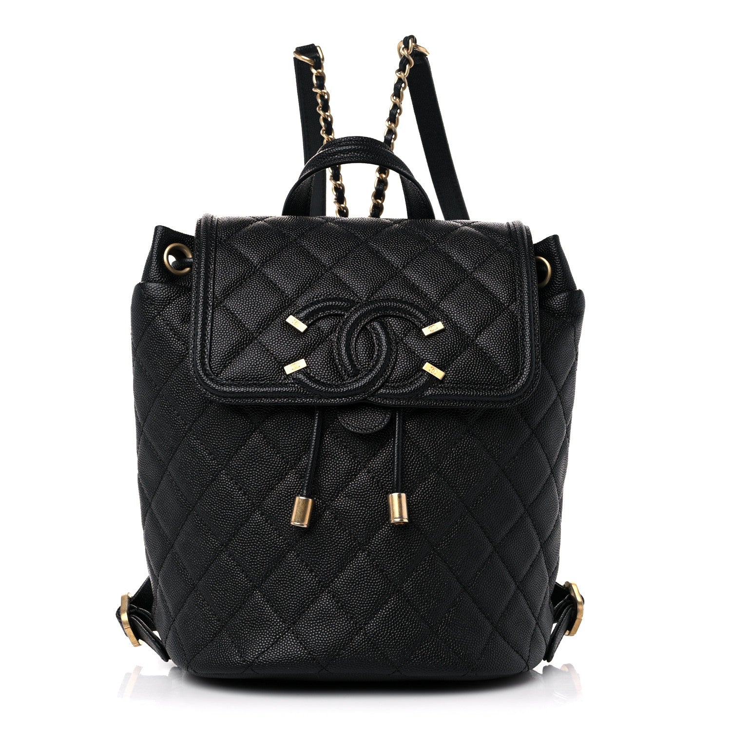 Chanel Caviar Quilted Small Filigree Backpack Black 1 of 8