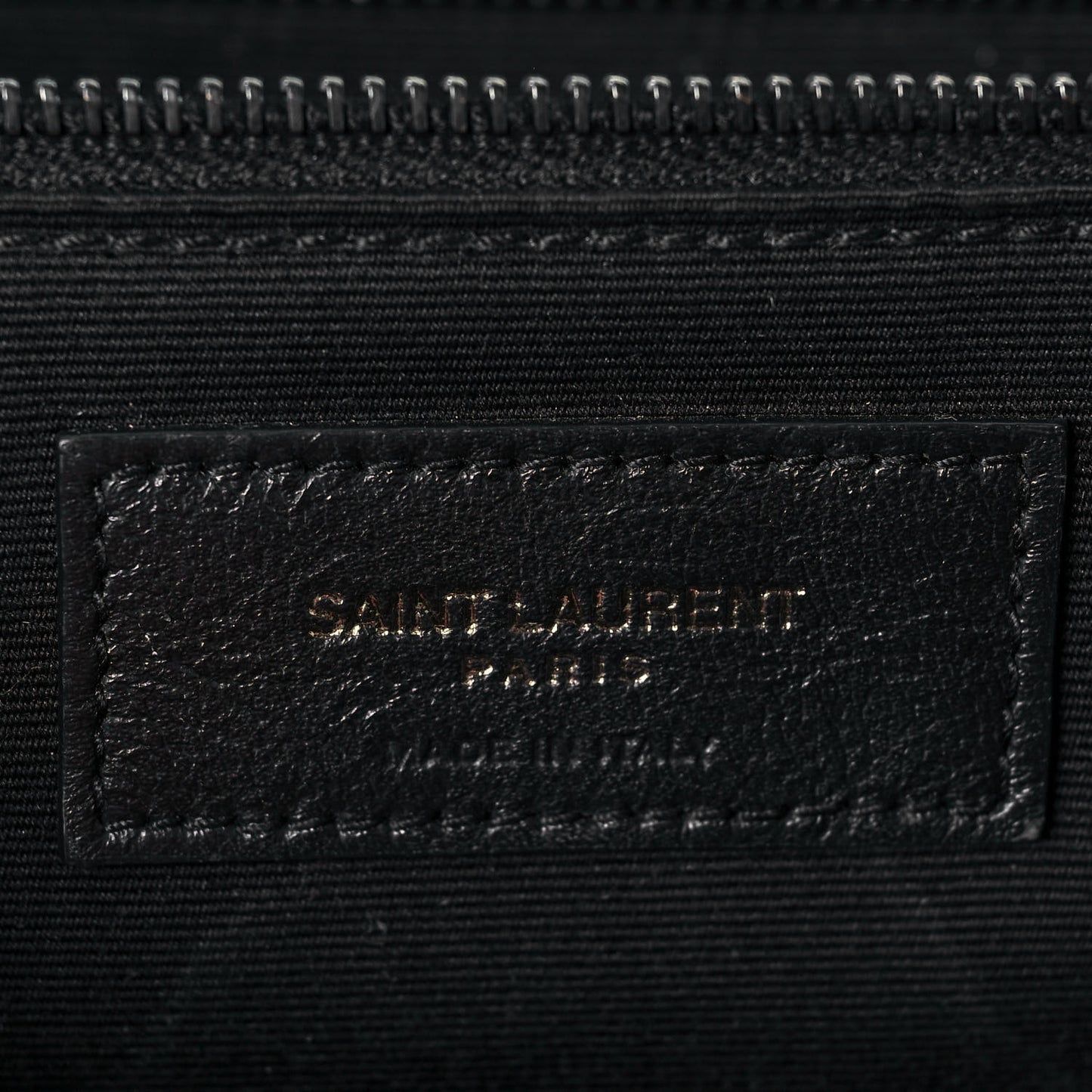 Crinkled Calfskin Matelasse Monogram Medium Niki Chain Satchel Black