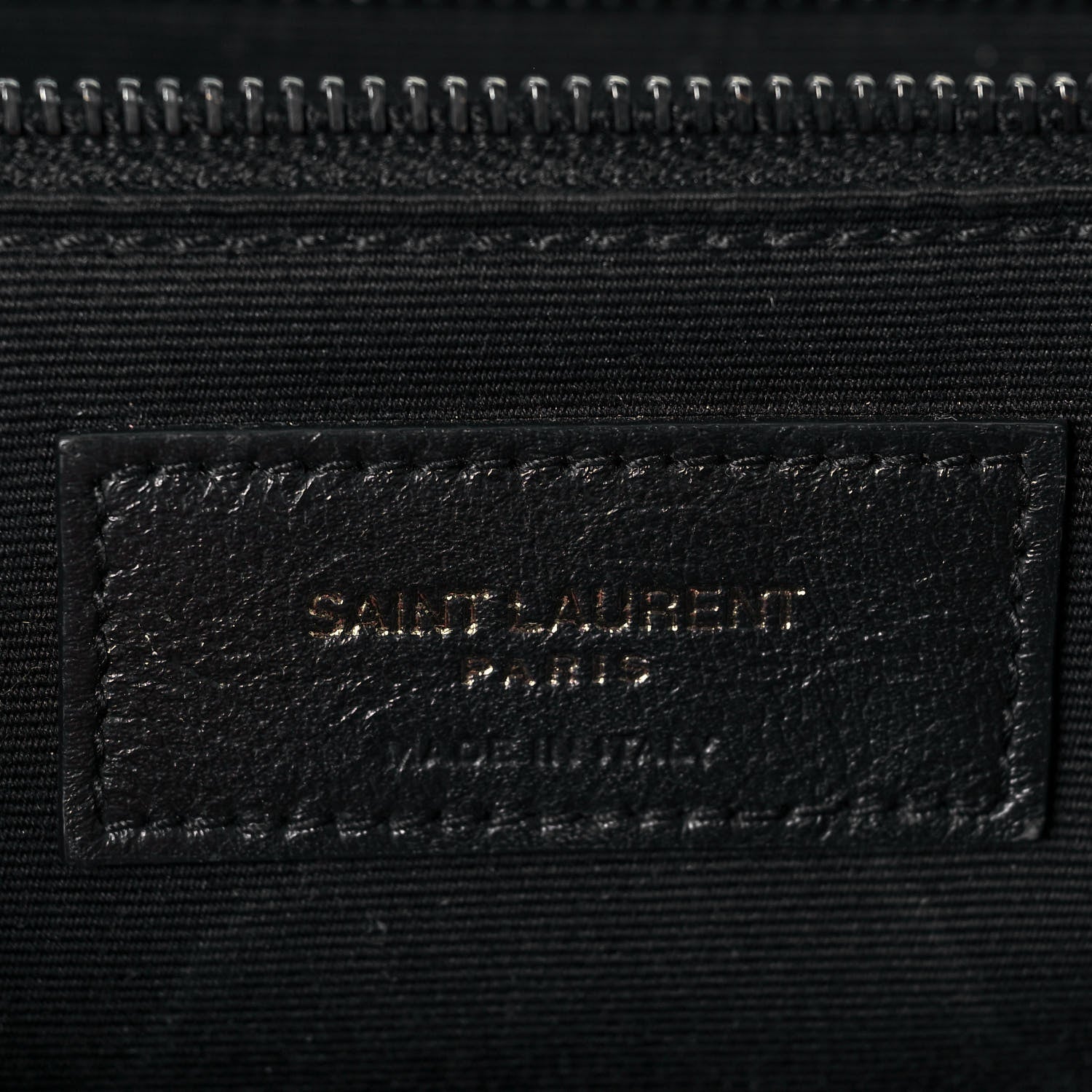 Saint Laurent Crinkled Calfskin Matelasse Monogram Medium Niki Chain Satchel Black 5 of 12