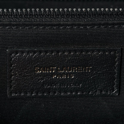 Saint Laurent Crinkled Calfskin Matelasse Monogram Medium Niki Chain Satchel Black 5 of 12