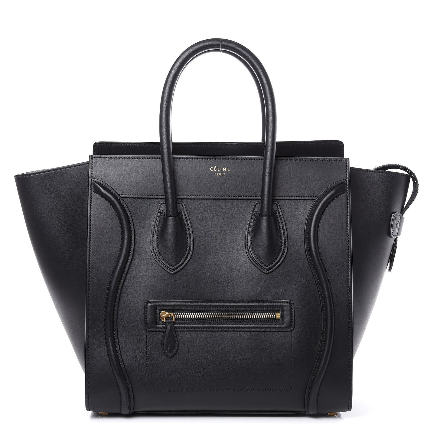 Smooth Calfskin Mini Luggage Black