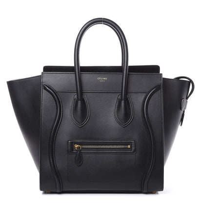 Celine Smooth Calfskin Mini Luggage Black 1 of 15