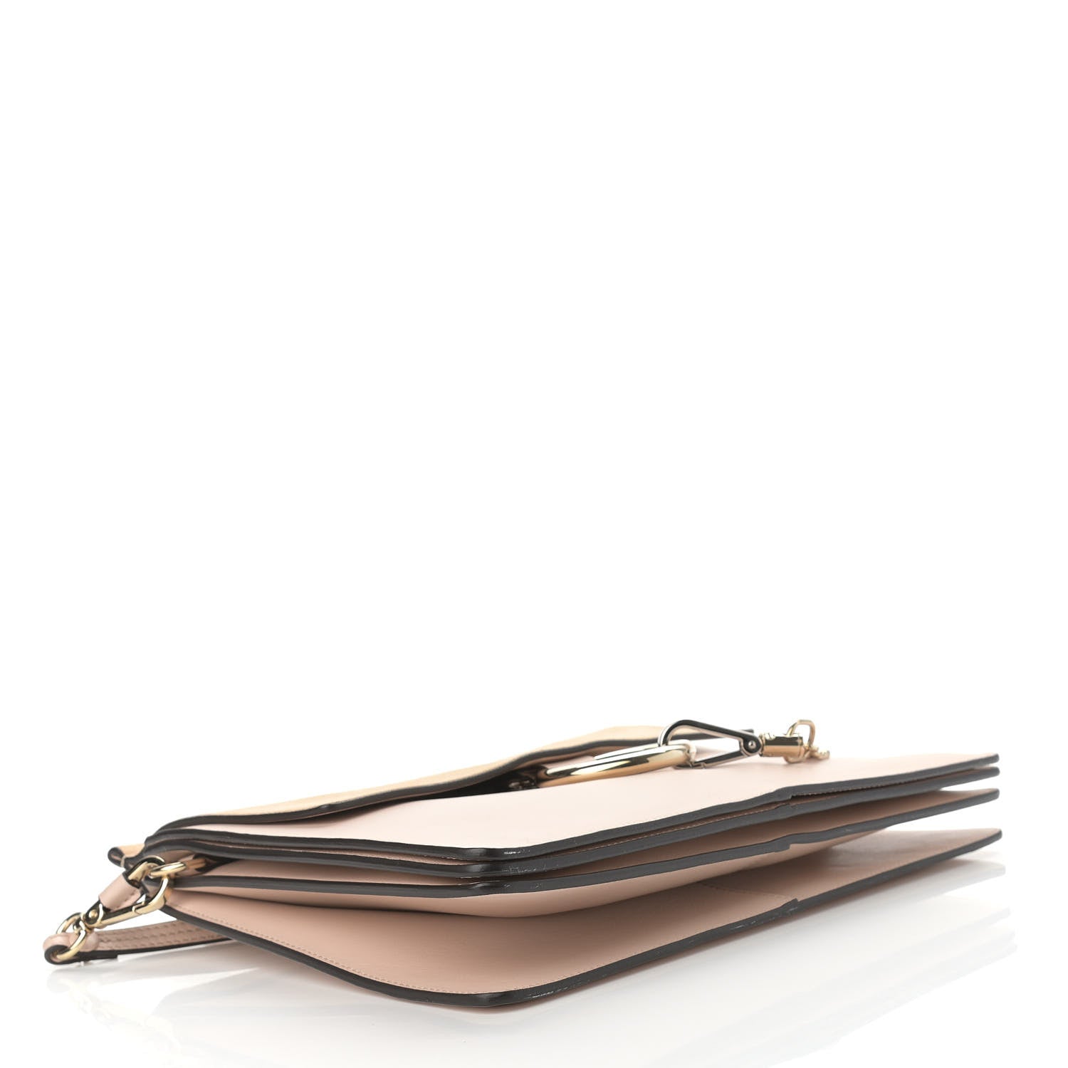 Chloe Calfskin Suede Medium Faye Shoulder Bag Blush Nude 3 of 9