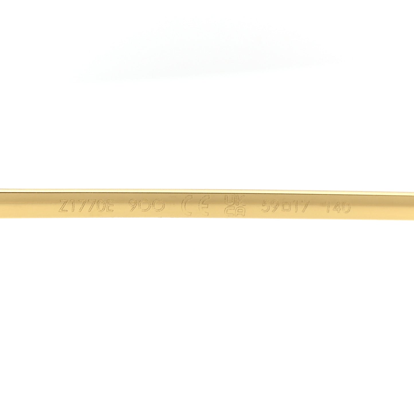 Metal LV Link One Cat Eye Sunglasses Z1770E Tortoise Gold