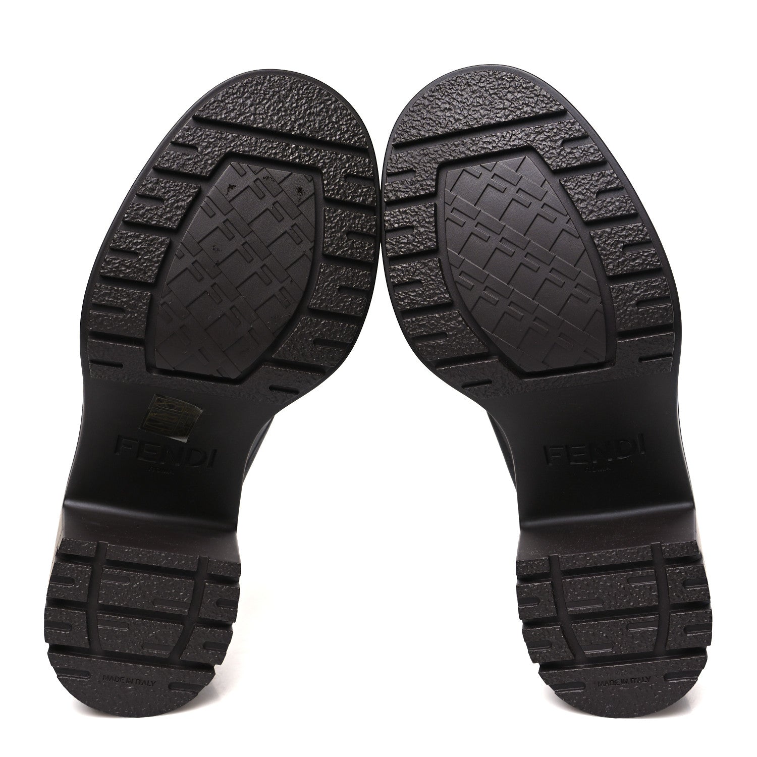 Fendi Vitello Maglia FF Domino Biker Boots 37 Mosto 6 of 10