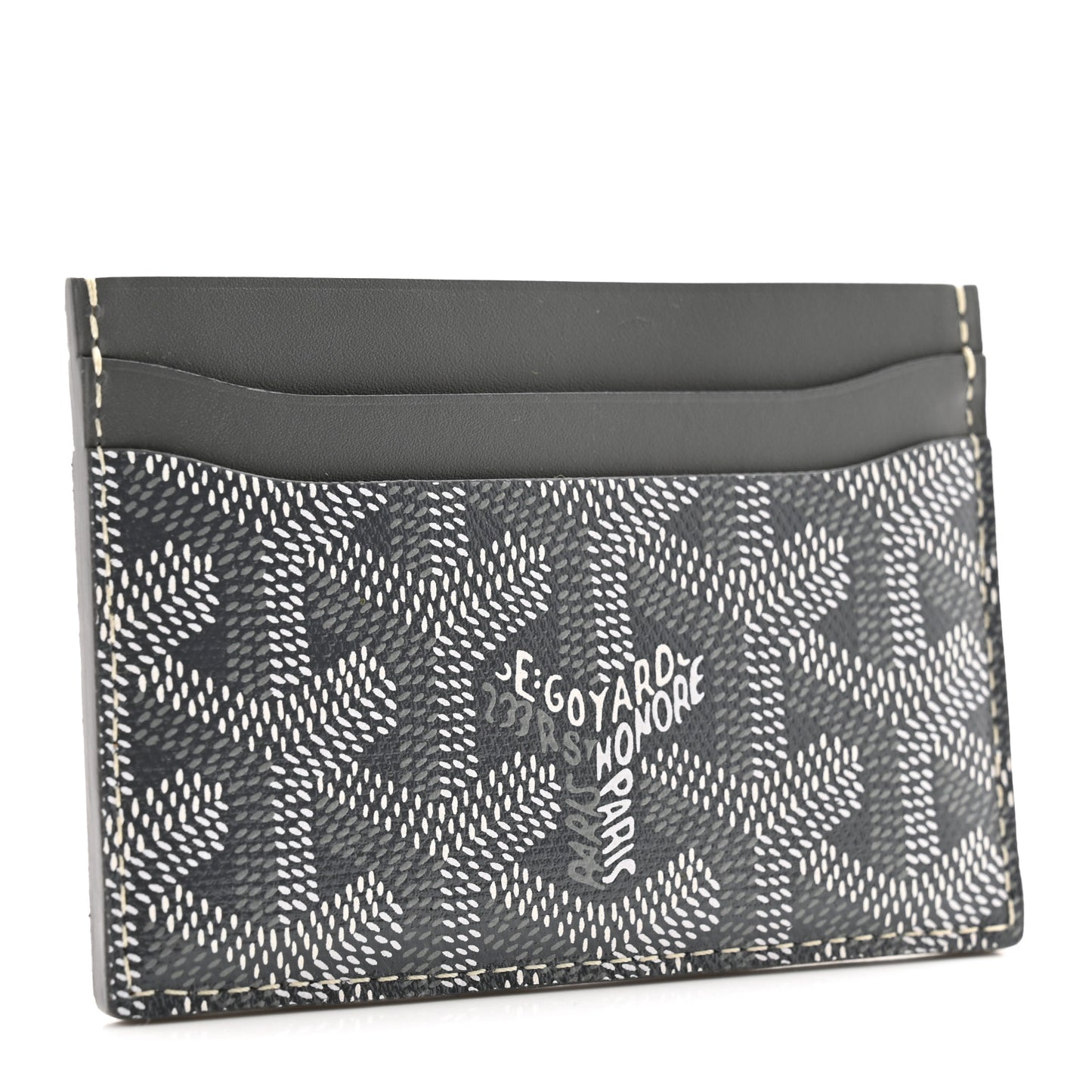 Goyardine Saint Sulpice Card Holder Grey
