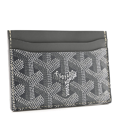 Goyard Goyardine Saint Sulpice Card Holder Grey 3 of 7