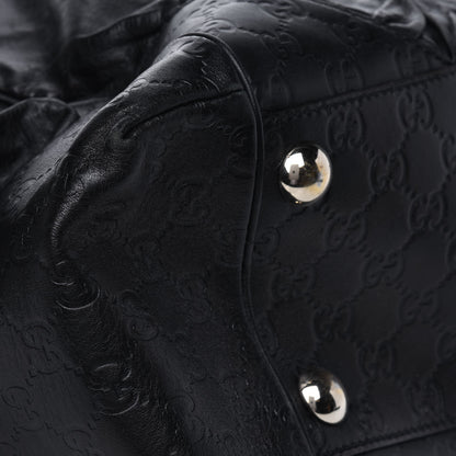 Gucci Calfskin Guccissima Large Full Moon Tote Black 13 of 19