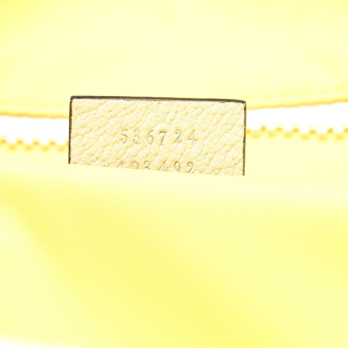 Nylon Twill Blind For Love Interlocking G Backpack Pastel Yellow Multicolor