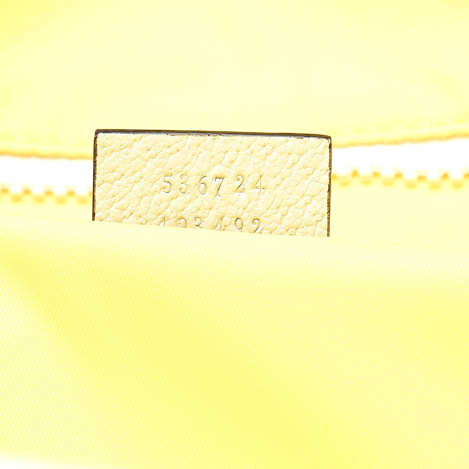 Gucci Nylon Twill Blind For Love Interlocking G Backpack Pastel Yellow Multicolor 6 of 10