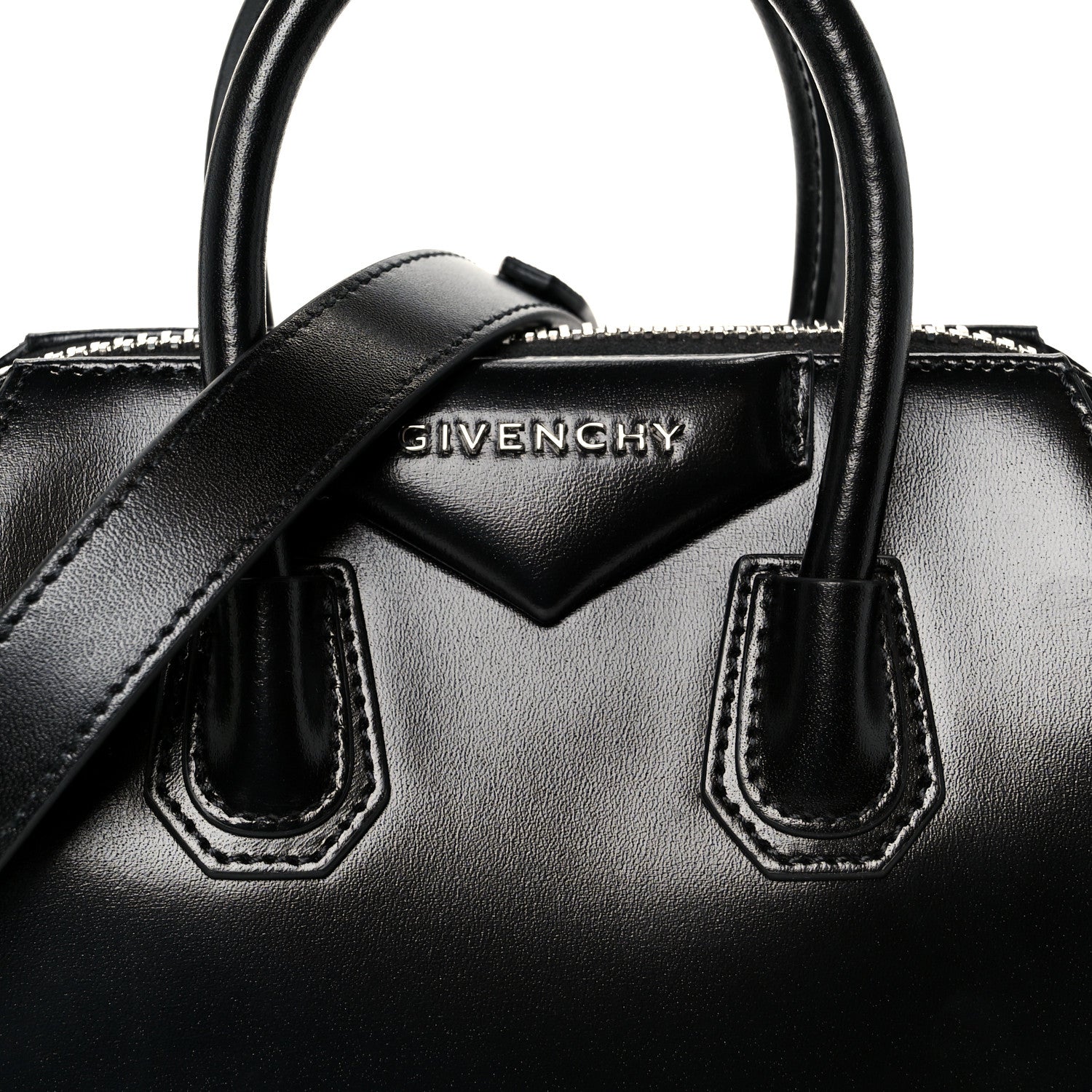 Givenchy Shiny Lord Calfskin Mini Antigona Black 8 of 10