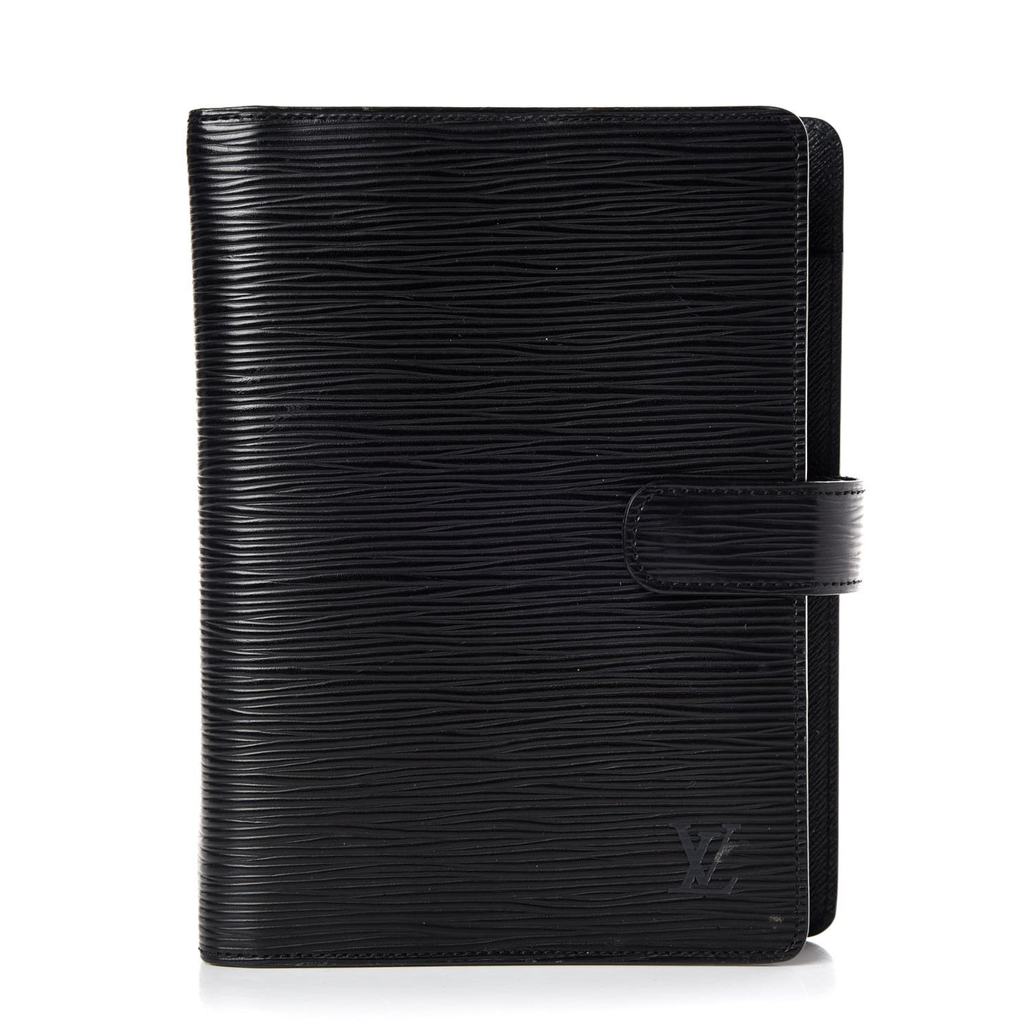 Epi Medium Ring Agenda Cover Black