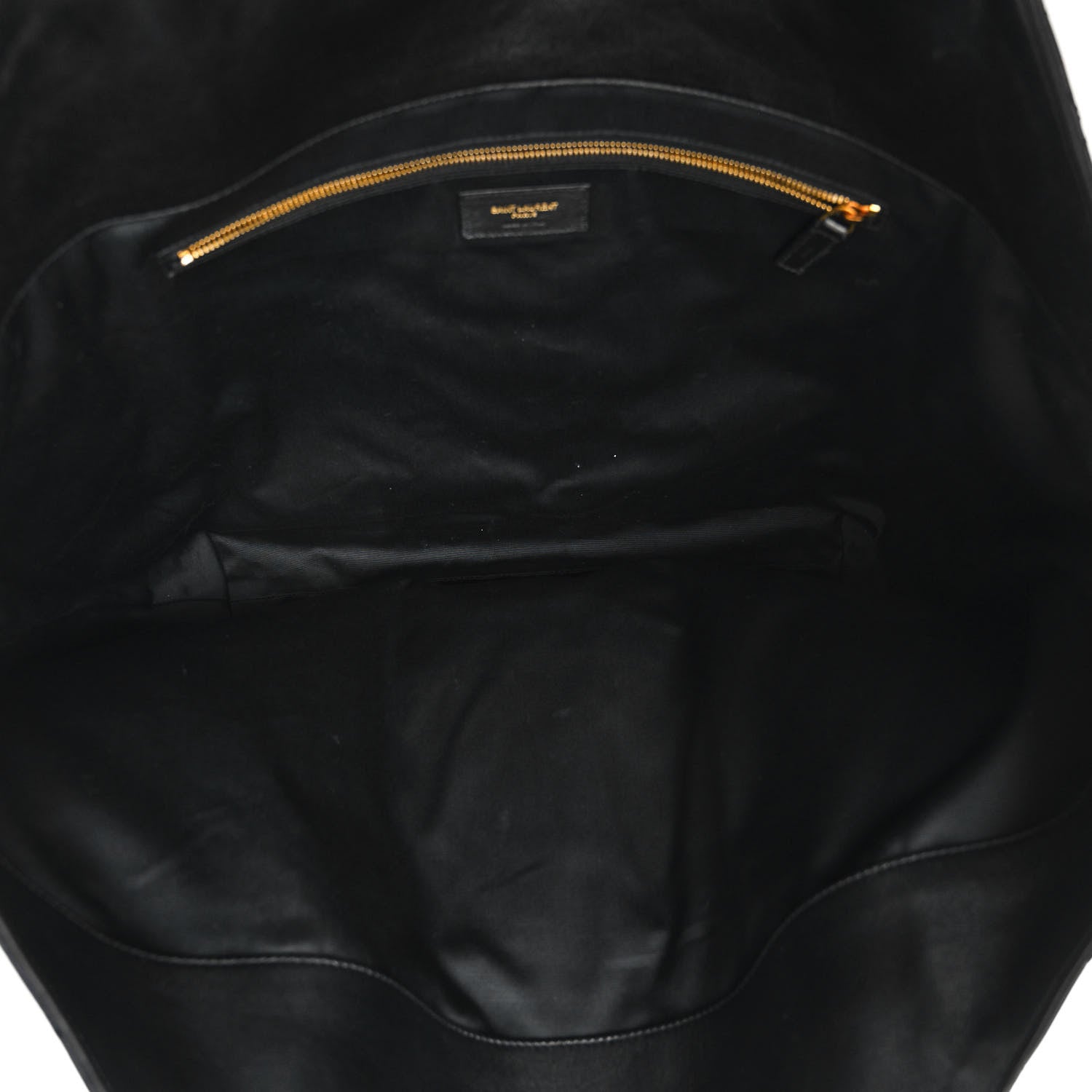 Saint Laurent Lambskin Quilted Maxi Icare Shopping Tote Black 6 of 10