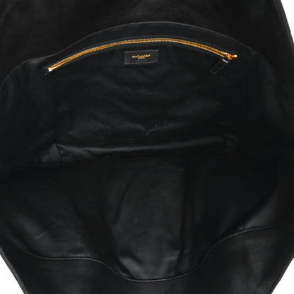 Saint Laurent Lambskin Quilted Maxi Icare Shopping Tote Black 6 of 10