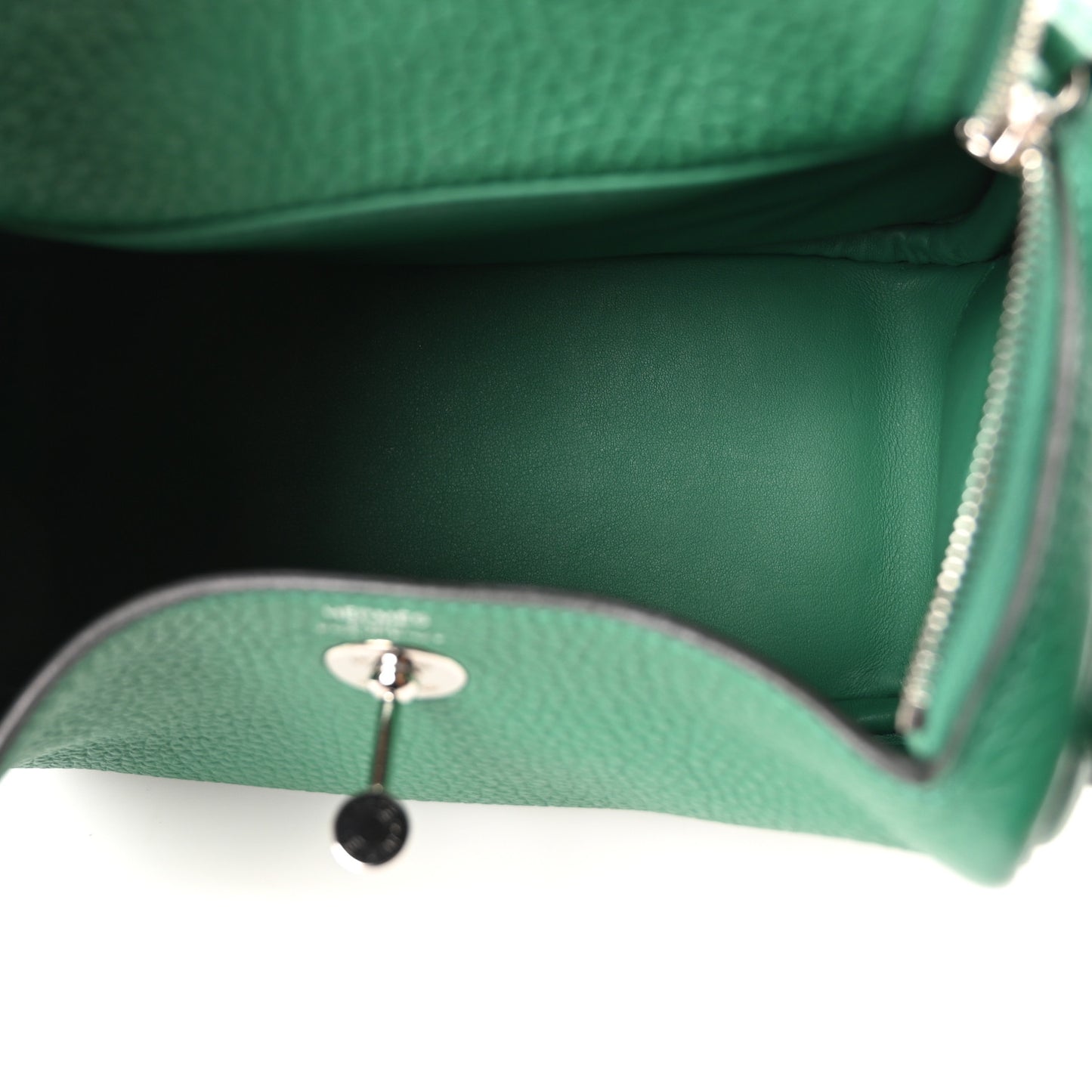 Taurillon Clemence Mini Lindy 20 Vert Vertigo