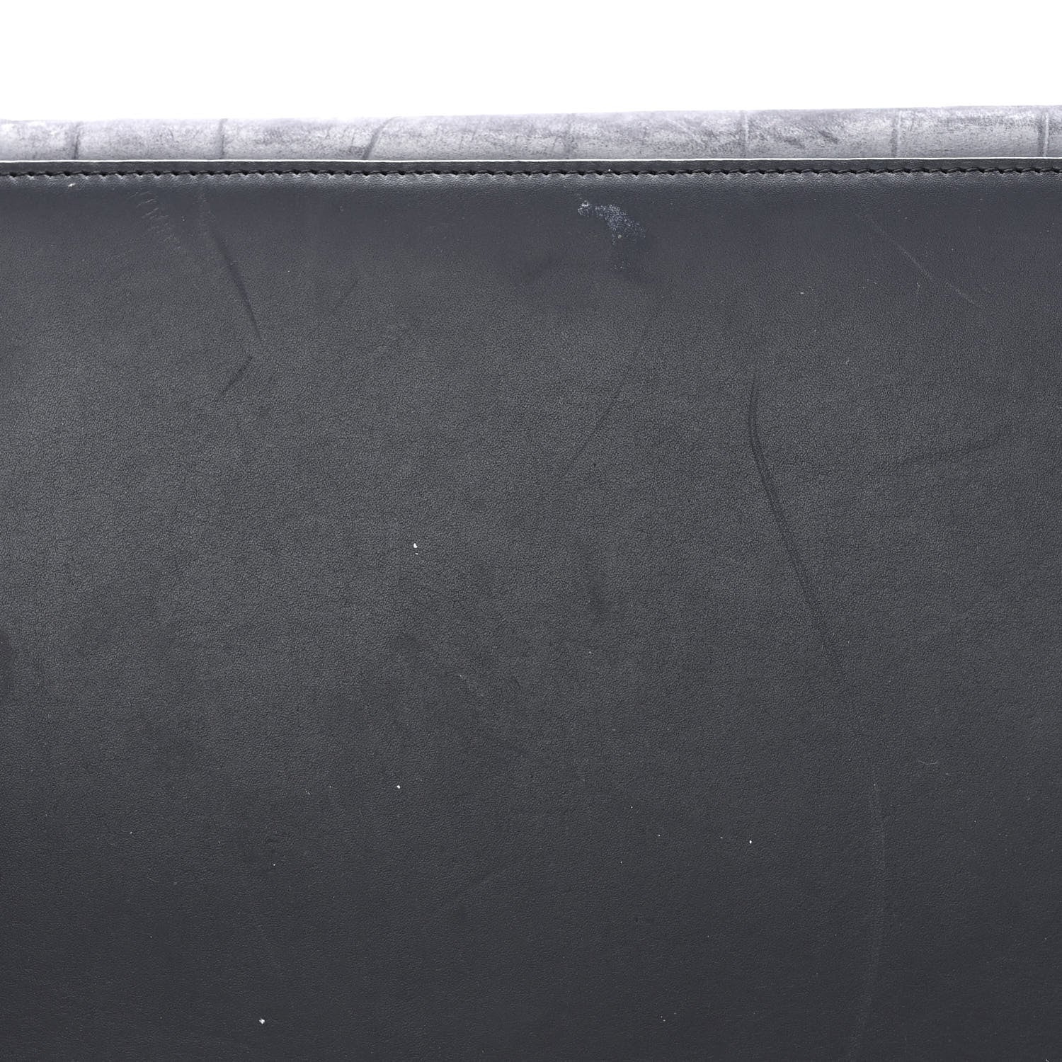 Celine Crocodile Embossed Nubuck Medium Phantom Luggage Navy Blue 17 of 18