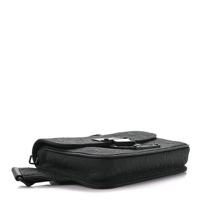 Louis Vuitton Taurillon Monogram S Lock Sling Bag Black 4 of 12