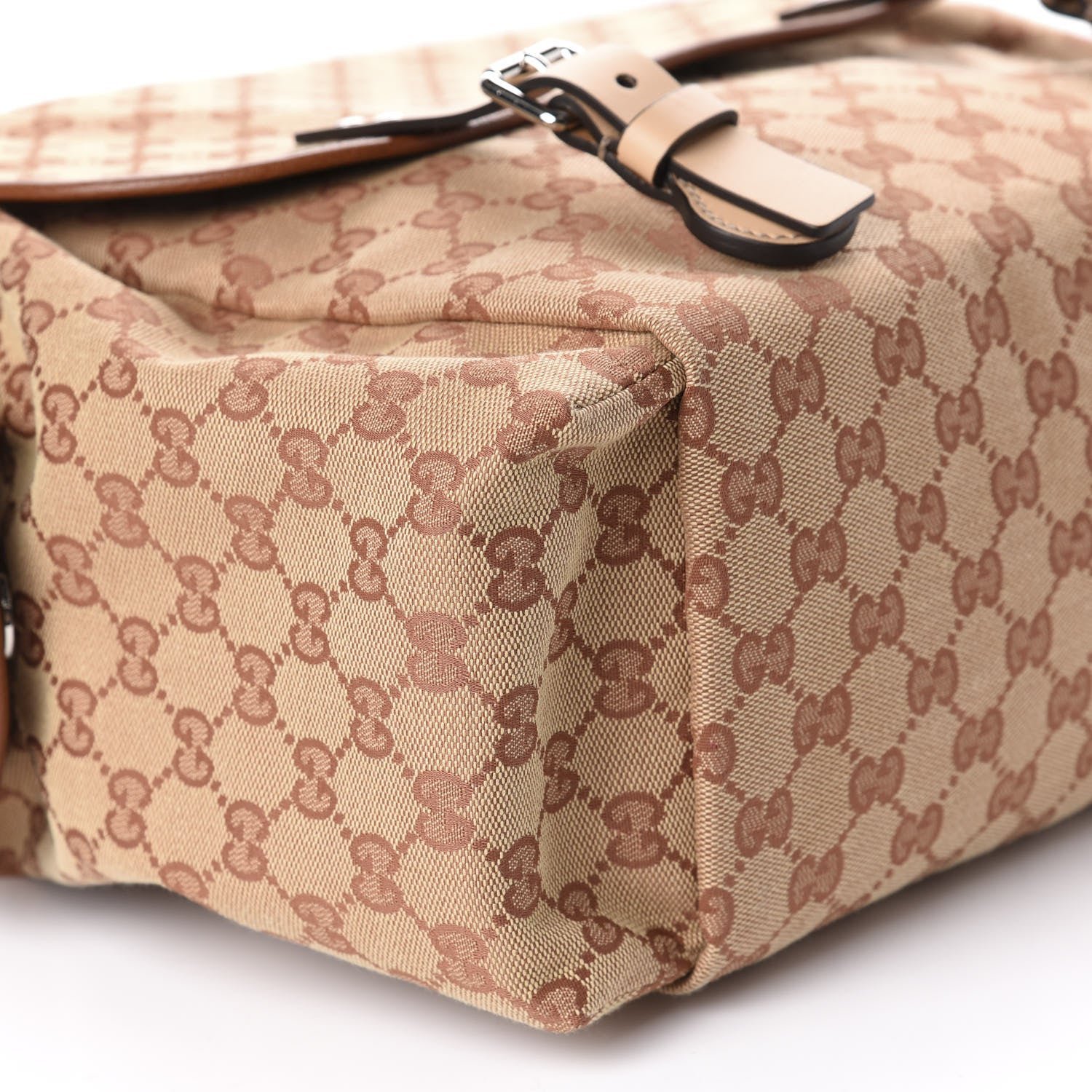 Gucci GG Monogram Diaper Bag Beige Ruggine Natural Antique Rose 6 of 11