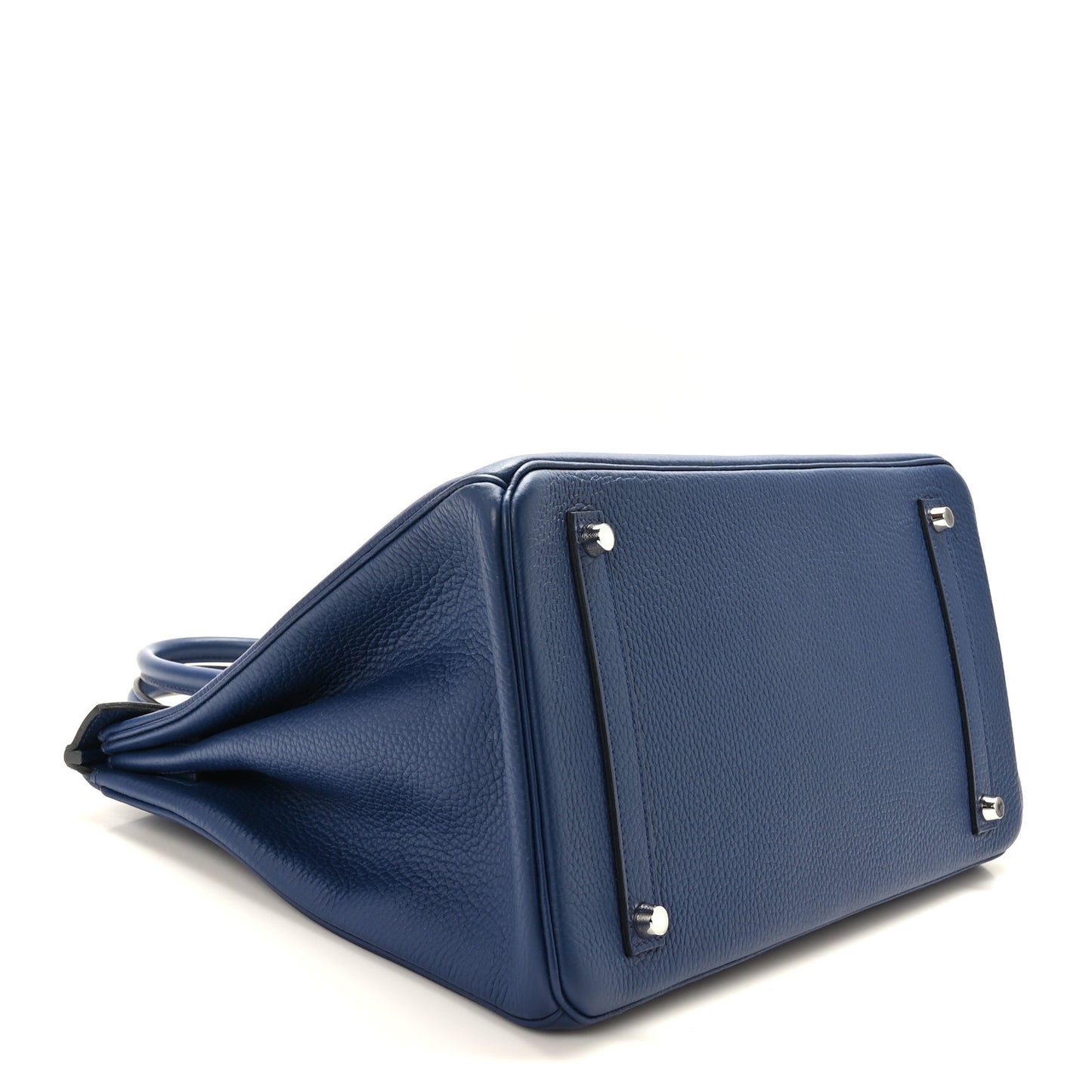 Taurillon Clemence Birkin 35 Bleu Saphir