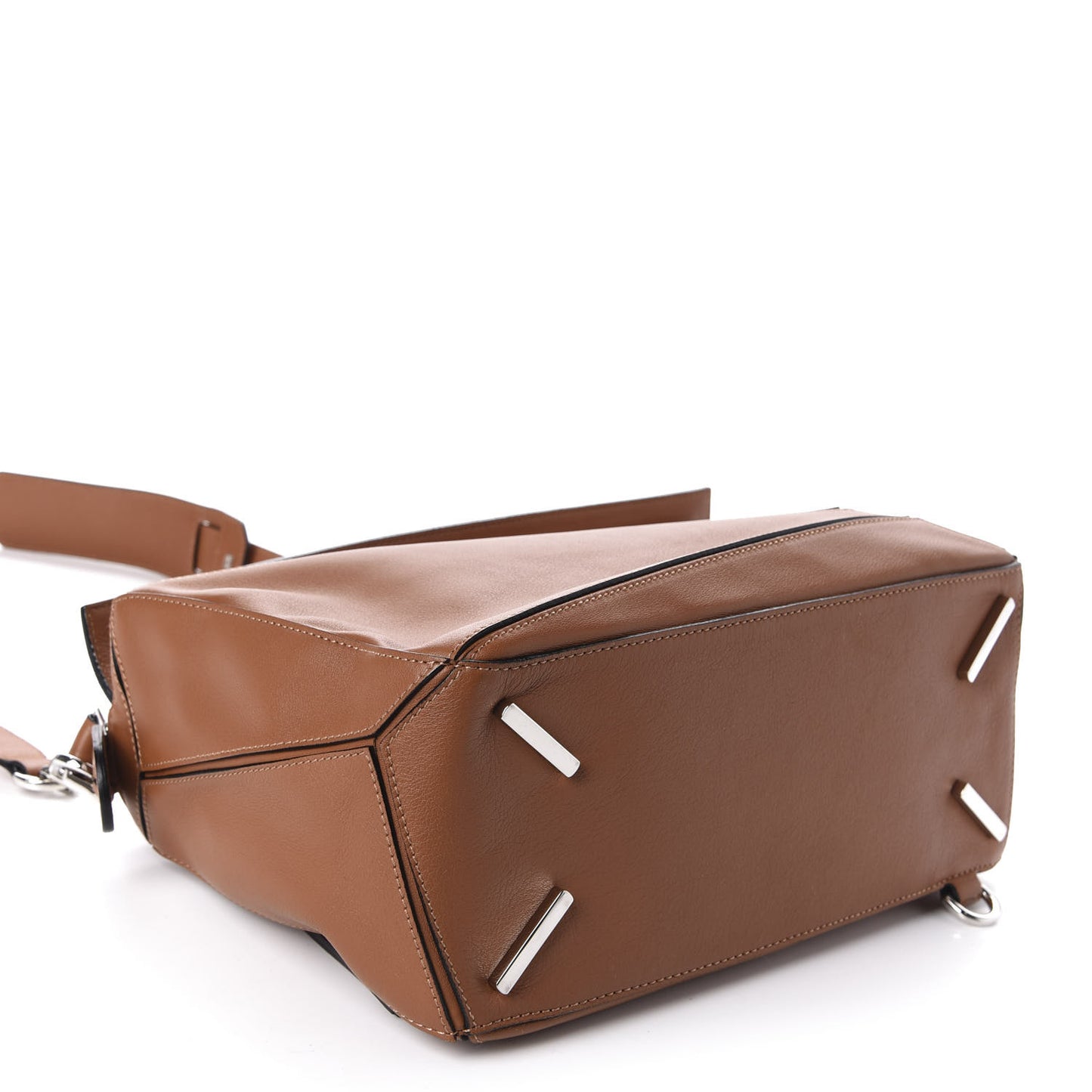 Calfskin Medium Puzzle Bag Tan