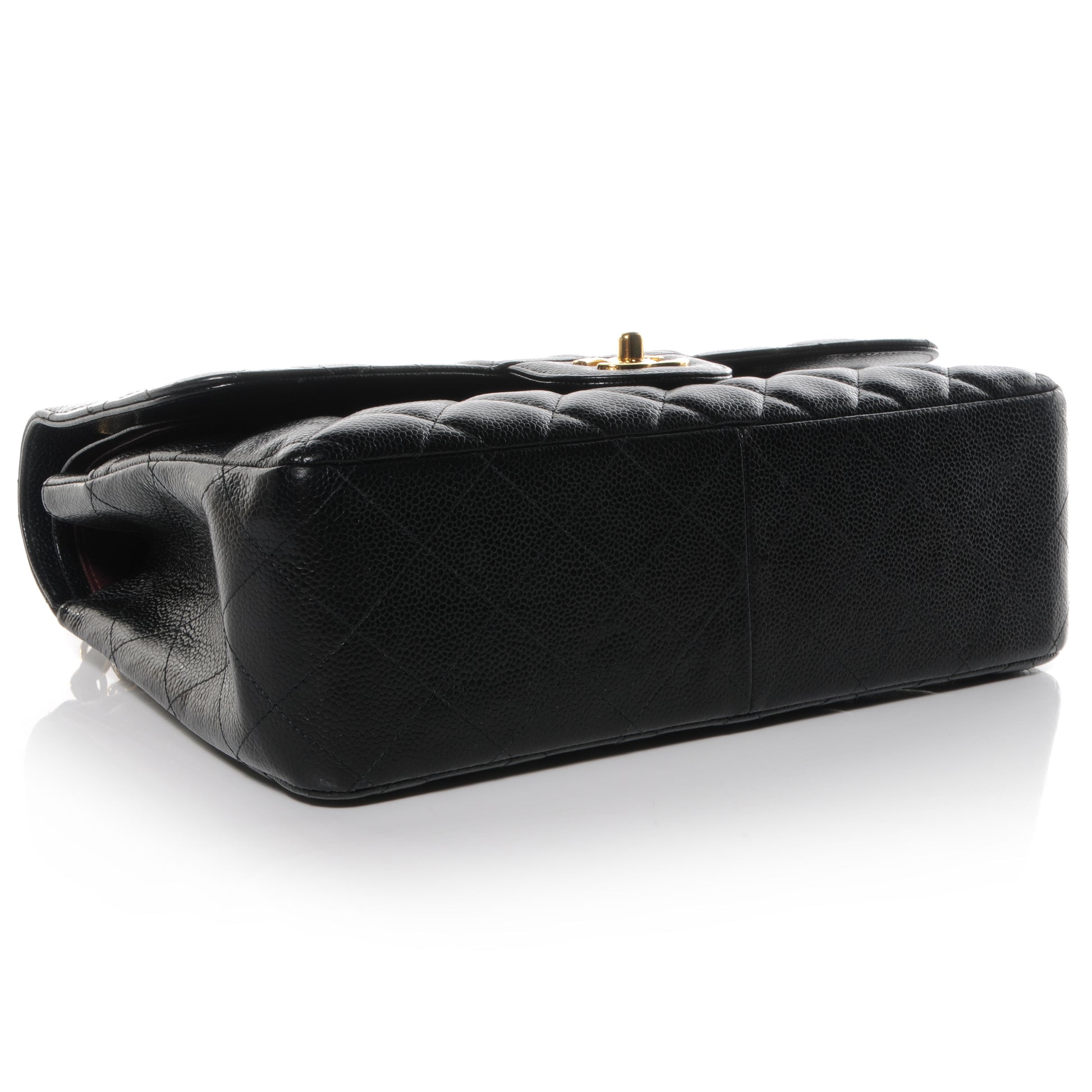 Chanel Caviar Quilted Jumbo Double Flap Black 4 of 9