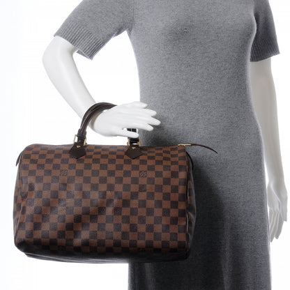 Louis Vuitton Damier Ebene Speedy 35 2 of 7
