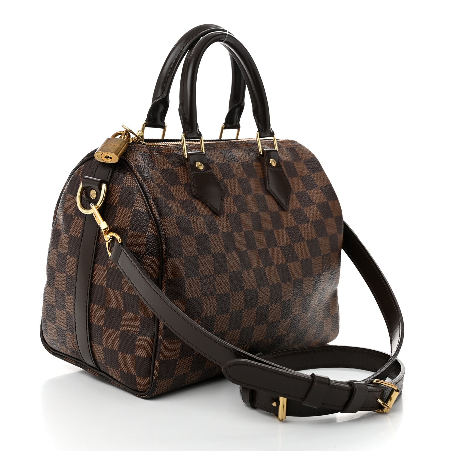 Louis Vuitton Damier Ebene Speedy Bandouliere 25 3 of 10