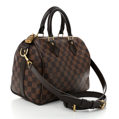 Louis Vuitton Damier Ebene Speedy Bandouliere 25 3 of 10