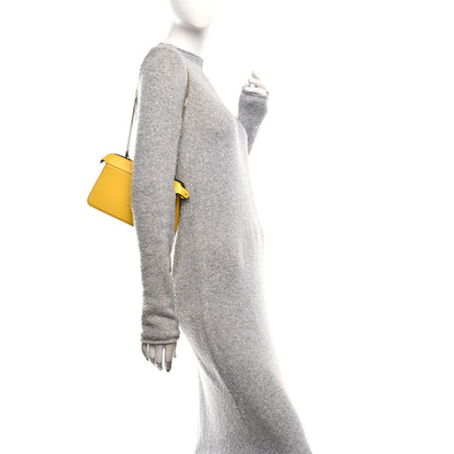 Fendi Nappa Small Peekaboo I SEE U East West Chain Satchel Limone 2 of 13