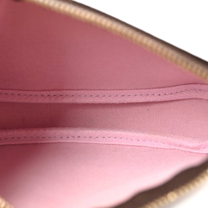Louis Vuitton Monogram 2021 Christmas Animation Japanese Garden Mini Pochette Accessories Wisteria Pink 5 of 9