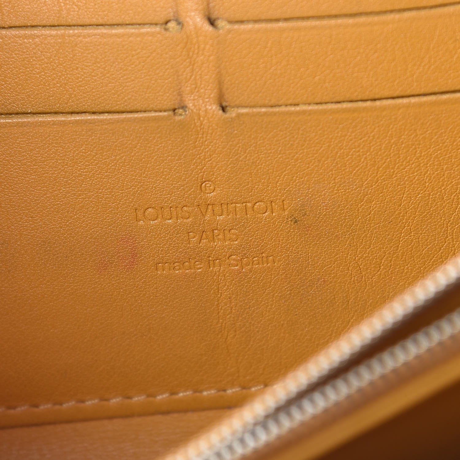 Louis Vuitton Monogram Denim Zippy Wallet Blue 6 of 7