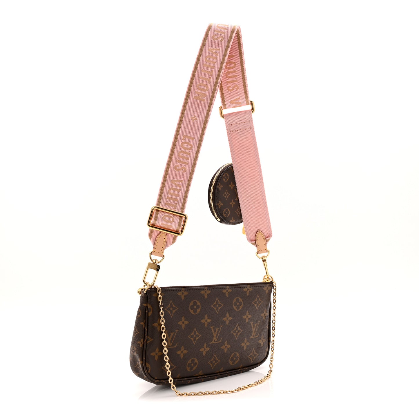 Monogram Multi Pochette Accessories Rose Clair