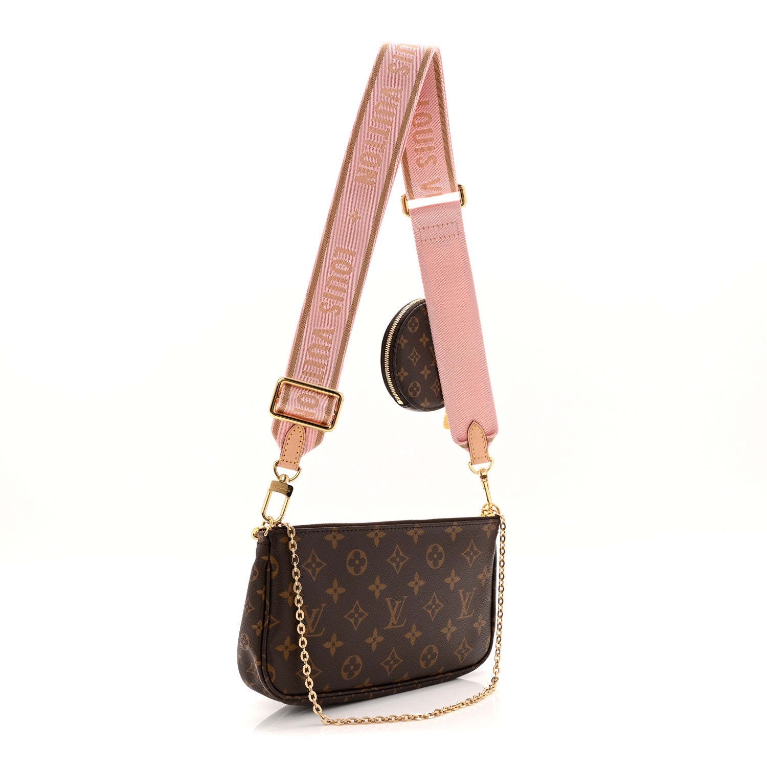 Louis Vuitton Monogram Multi Pochette Accessories Rose Clair 3 of 11