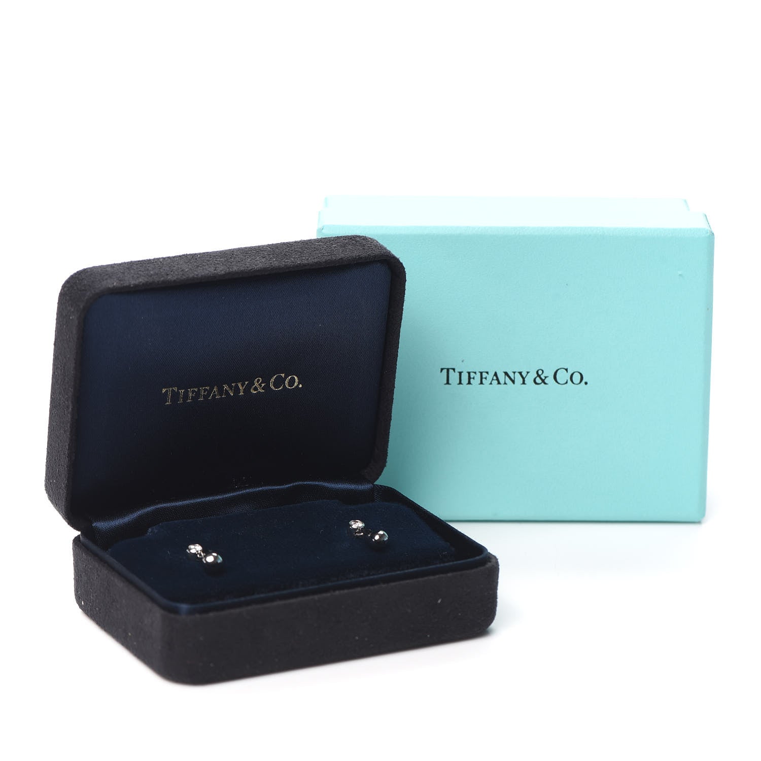 Tiffany Platinum Diamond Elsa Peretti Teardrop Earrings 5 of 5
