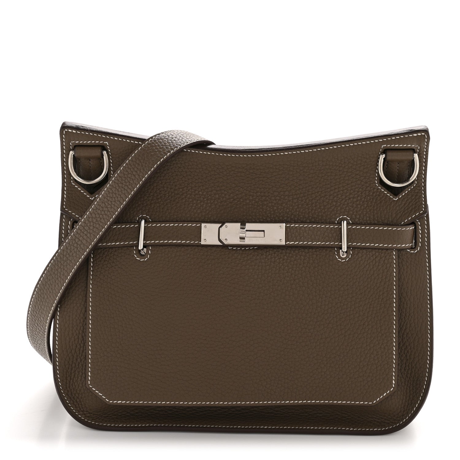 Hermes Taurillon Clemence Jypsiere 28 Etoupe 1 of 11