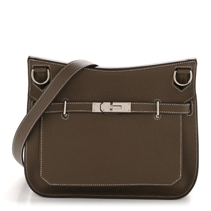 Hermes Taurillon Clemence Jypsiere 28 Etoupe 1 of 11