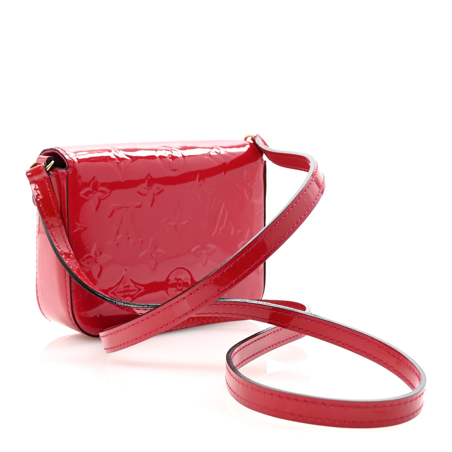 Louis Vuitton Vernis Mini Sac Lucie Rose Indien 3 of 9