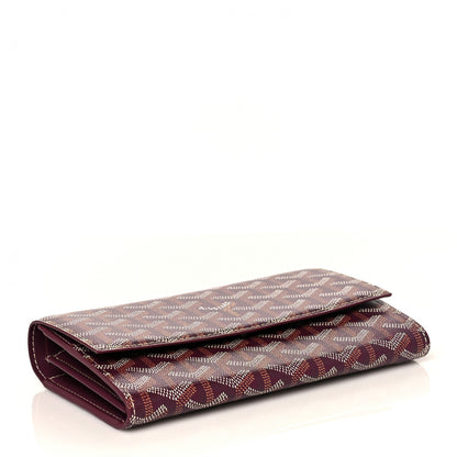Goyard Goyardine Varenne Continental Wallet Burgundy 4 of 9