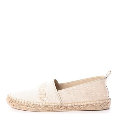 Louis Vuitton Canvas Waterfall Espadrille Flats 36 Ecru 1 of 14