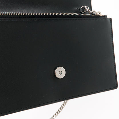 Saint Laurent Smooth Calfskin Classic Monogram Kate Tassel Chain Wallet Black 11 of 11