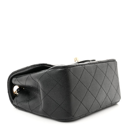 Chanel Caviar Quilted Mini Square Flap Black 4 of 12