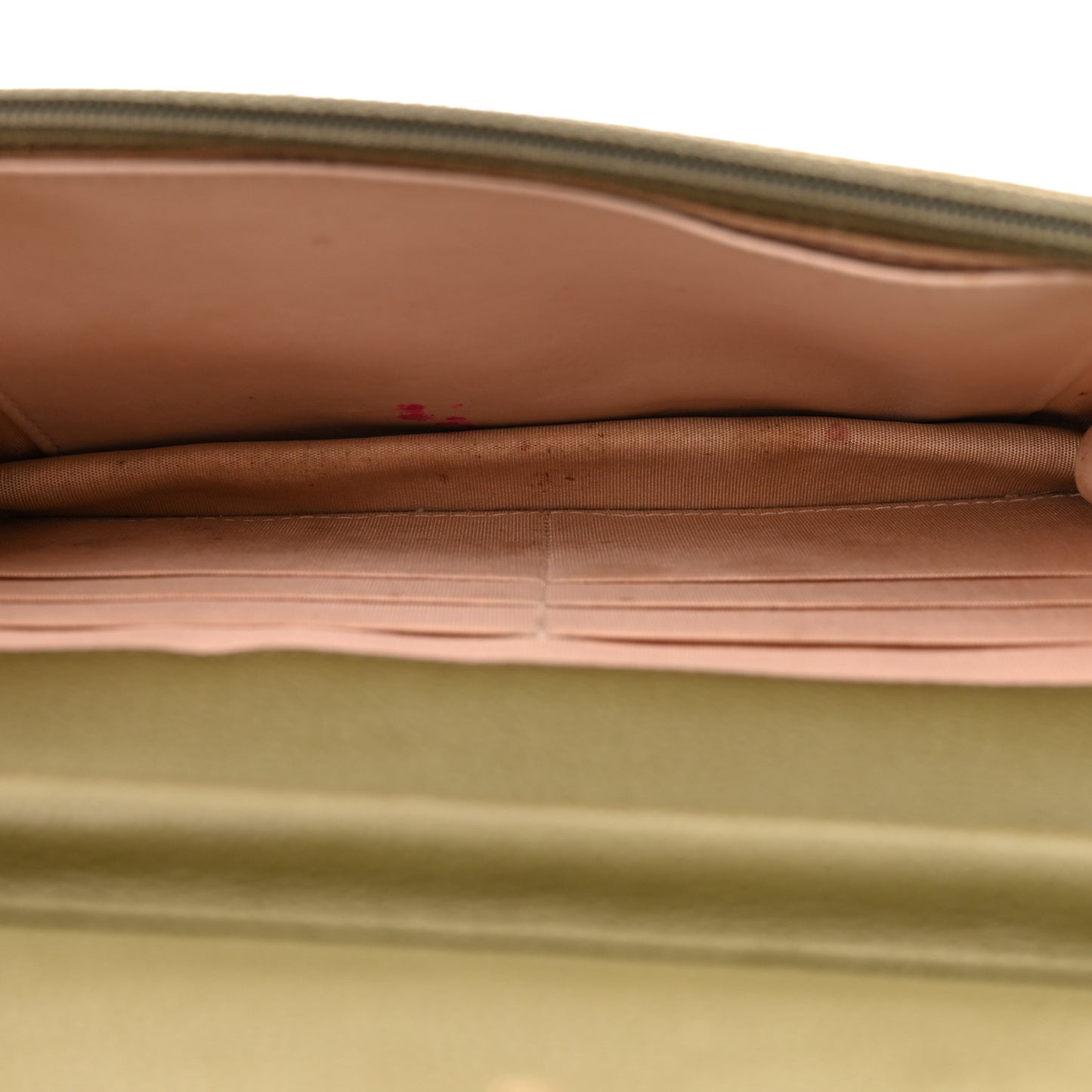 Caviar Quilted Boy Wallet On Chain WOC Khaki