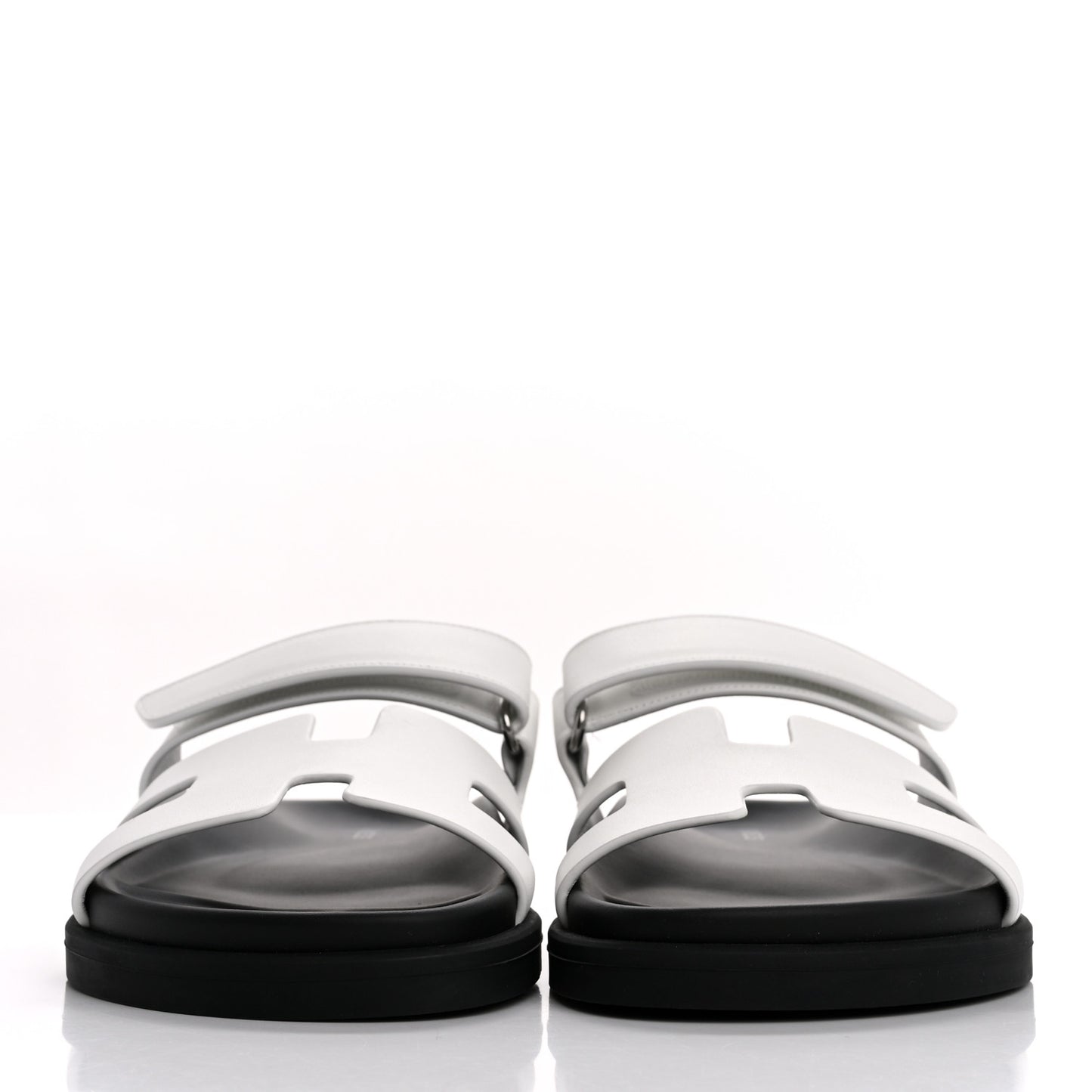 Calfskin Womens Chypre Sandals 37 White