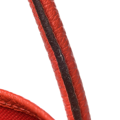 Hermes Toile Officier Negonda Garden Party 36 Rouge Tomate Capucine 23 of 29